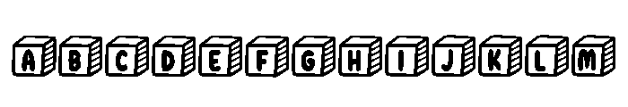 Shape Box Regular Font UPPERCASE