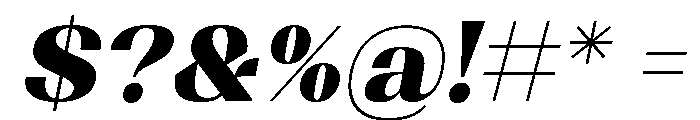 Shapfly Black Italic Font OTHER CHARS