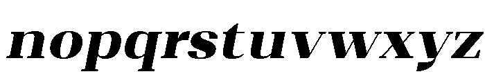 Shapfly Black Italic Font LOWERCASE