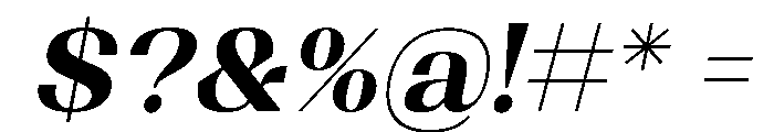 Shapfly Bold Italic Font OTHER CHARS
