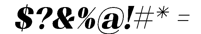 Shapfly Cond ExtBd Ita Font OTHER CHARS