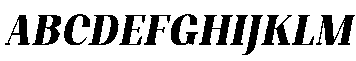 Shapfly Cond ExtBd Ita Font UPPERCASE