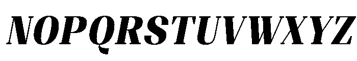 Shapfly Cond ExtBd Ita Font UPPERCASE