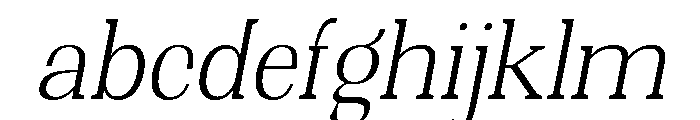 Shapfly Cond ExtLt Ita FONT