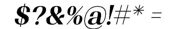 Shapfly Cond SemBd Ita Font OTHER CHARS