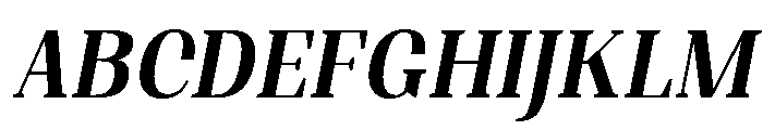 Shapfly Cond SemBd Ita Font UPPERCASE