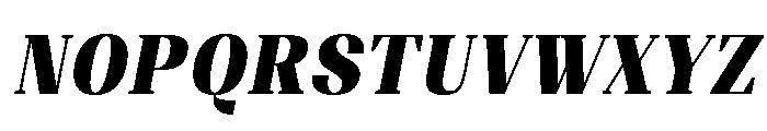 Shapfly Condensed Black Italic Font UPPERCASE
