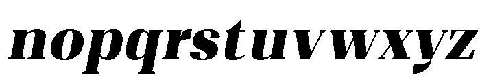 Shapfly Condensed Black Italic Font LOWERCASE