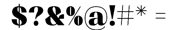Shapfly Condensed Black Font OTHER CHARS