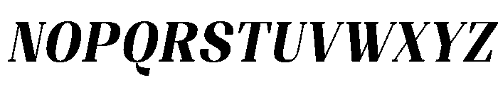 Shapfly Condensed Bold Italic Font UPPERCASE