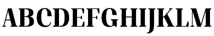 Shapfly Condensed Bold Font UPPERCASE