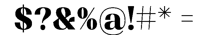 Shapfly Condensed Extra Bold Font OTHER CHARS