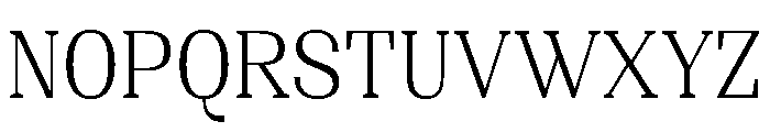 Shapfly Condensed Extra Light Font UPPERCASE