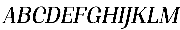 Shapfly Condensed Italic Font UPPERCASE
