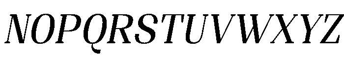 Shapfly Condensed Italic Font UPPERCASE
