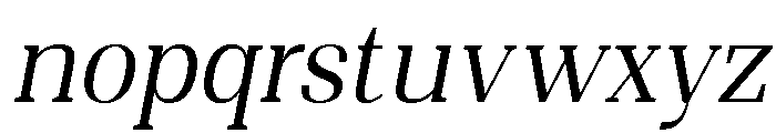 Shapfly Condensed Light Italic Font LOWERCASE