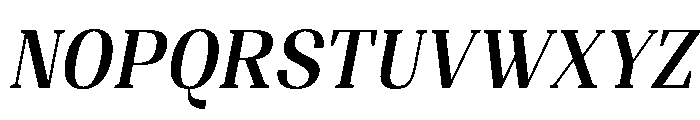 Shapfly Condensed Medium Italic Font UPPERCASE