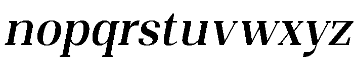 Shapfly Condensed Medium Italic Font LOWERCASE