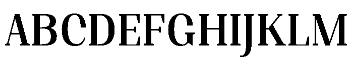 Shapfly Condensed Medium Font UPPERCASE