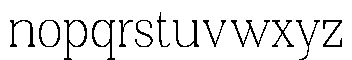 Shapfly Condensed Thin Font LOWERCASE