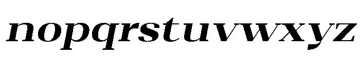 Shapfly Exp ExtBd Ita Font LOWERCASE