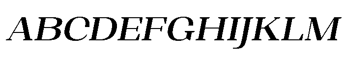 Shapfly Exp SemBd Ita Font UPPERCASE