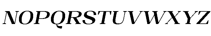 Shapfly Exp SemBd Ita Font UPPERCASE