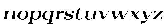 Shapfly Exp SemBd Ita Font LOWERCASE