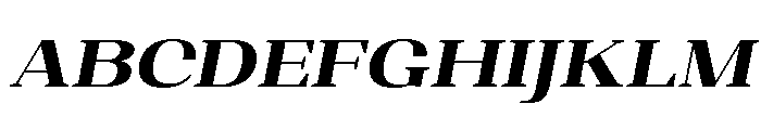 Shapfly Expanded Black Italic Font UPPERCASE