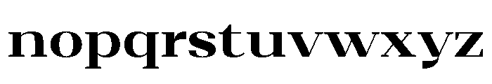 Shapfly Expanded Extra Bold Font LOWERCASE