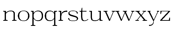 Shapfly Expanded Extra Light Font LOWERCASE