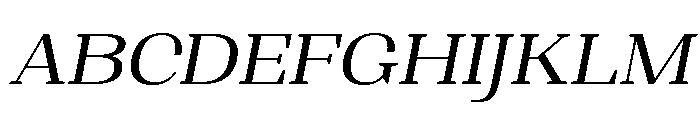 Shapfly Expanded Italic Font UPPERCASE