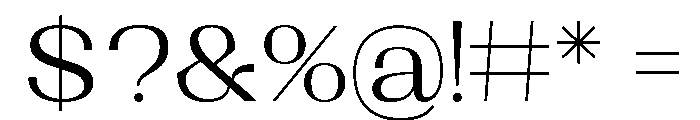 Shapfly Expanded Light Font OTHER CHARS