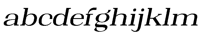Shapfly Expanded Medium Italic FONT
