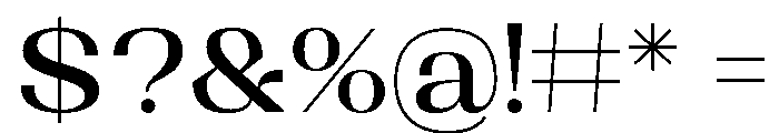 Shapfly Expanded Medium Font OTHER CHARS