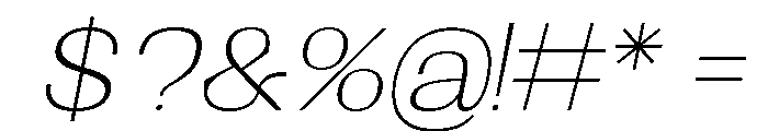 Shapfly Expanded Thin Italic Font OTHER CHARS