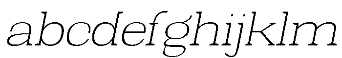 Shapfly Expanded Thin Italic FONT