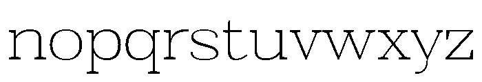 Shapfly Expanded Thin Font LOWERCASE