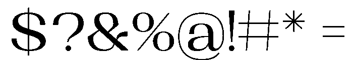 Shapfly Expanded Font OTHER CHARS