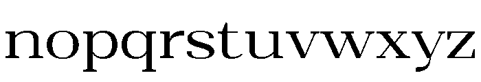 Shapfly Expanded Font LOWERCASE