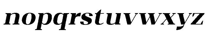 Shapfly Extra Bold Italic Font LOWERCASE