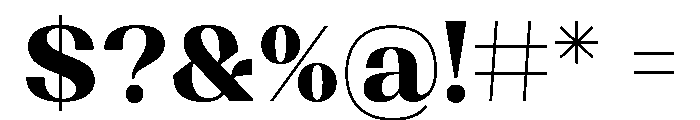 Shapfly Extra Bold Font OTHER CHARS