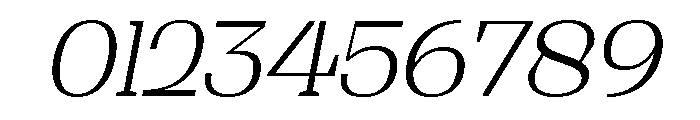 Shapfly Extra Light Italic Font OTHER CHARS