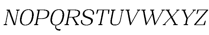 Shapfly Extra Light Italic Font UPPERCASE