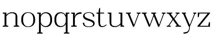 Shapfly Extra Light Font LOWERCASE