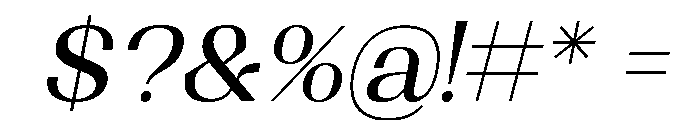 Shapfly Italic Font OTHER CHARS