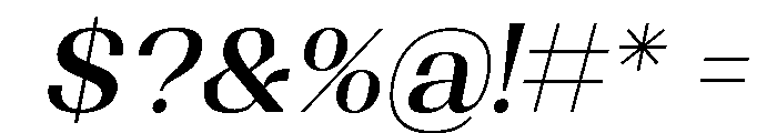 Shapfly Medium Italic Font OTHER CHARS