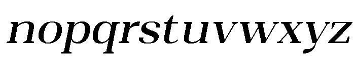 Shapfly Medium Italic Font LOWERCASE