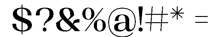Shapfly Medium Font OTHER CHARS