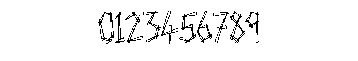 Shard Sketch By Squeeb  Regular Font OTHER CHARS